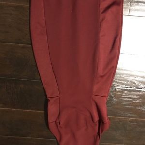 Xxs burgundy professional dress